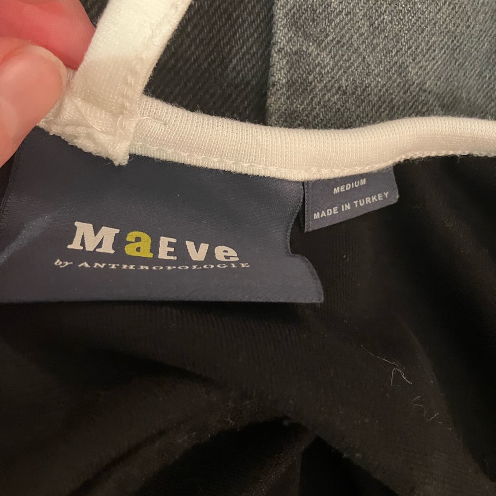 Maeve Contrast Trim Sweetheart Crop Top - Picture 5 of 5